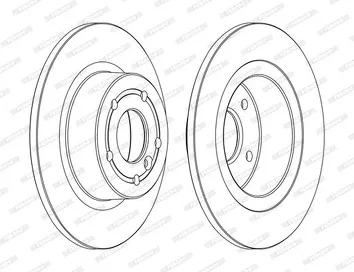 Ferodo Premier Coat+ disc DDF874C <span>тормозной диск полный</span>