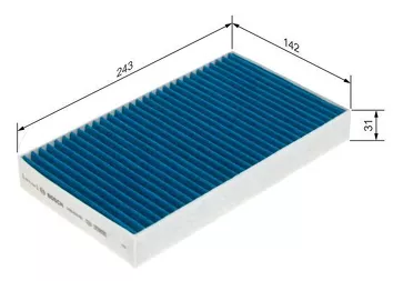 Bosch Filter Plus Pro 0 986 628 583 <span>салонный фильтр угольный</span>
