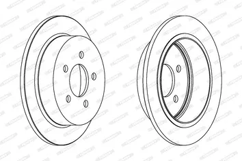 Ferodo DDF1186 <span>тормозной диск полный</span>
