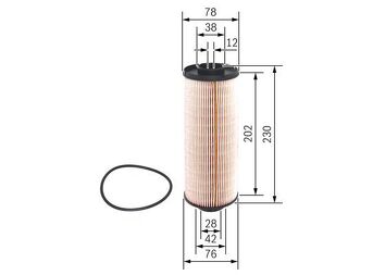 Bosch 1 457 431 710 <span>топливный фильтр</span>