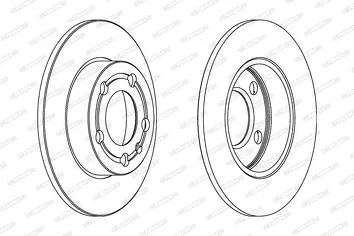 Ferodo DDF1233 <span>тормозной диск полный</span>