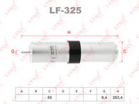 Топливный фильтр Lynx LF-325 LF-325