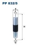 Топливный фильтр Filtron PP 832/5 PP 832/5