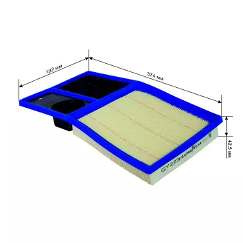 Goodyear GY2234 <span>воздушный фильтр </span>