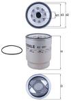 Топливный фильтр Mahle  KC 491D