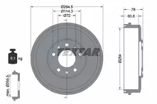 Задний тормозной барабан Textar 94038300