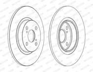 Тормозной диск Ferodo DDF1576C DDF1576C