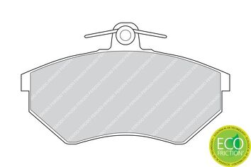 Ferodo Premier Eco Friction FDB775 <span>тормозные колодки передние</span>