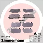 Передние тормозные колодки Zimmermann  23734.170.1