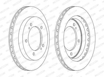 Ferodo DDF1687C <span>тормозной диск вентилируемый</span>
