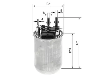 Bosch F 026 402 200 <span>топливный фильтр</span>