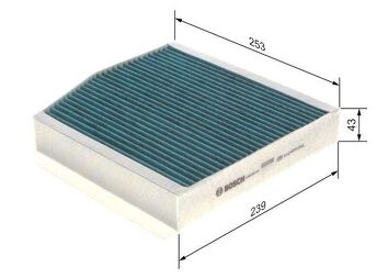 Bosch Filter Plus 0 986 628 545 <span>салонный фильтр угольный</span>
