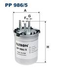 Топливный фильтр Filtron PP 986/5 PP 986/5