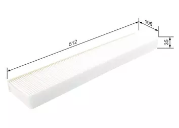 Bosch 1 987 432 073 <span>салонный фильтр пылевой</span>