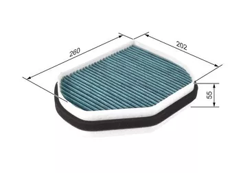 Bosch Filter Plus 0 986 628 511 <span>салонный фильтр угольный</span>