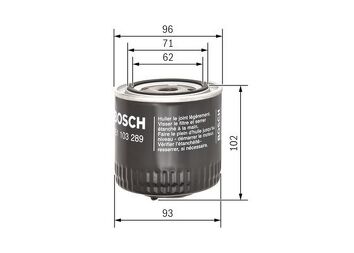 Bosch 0451103289 <span>масляный фильтр</span>