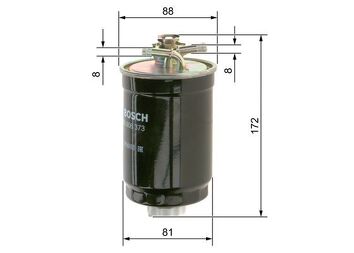 Bosch 0 450 906 373 <span>топливный фильтр</span>