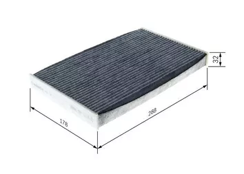 Bosch 1 987 435 591 <span>салонный фильтр угольный</span>