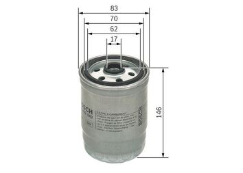 Bosch F 026 402 043 <span>топливный фильтр</span>
