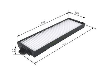 Bosch 1 987 432 096 <span>салонный фильтр пылевой</span>