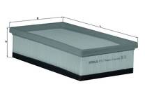 Воздушный фильтр Mahle  LX 1617