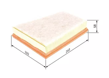 Bosch F026400250 <span>воздушный фильтр </span>