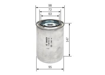 Bosch F 026 402 151 <span>топливный фильтр</span>