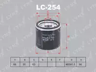 Масляный фильтр Lynx  LC-254