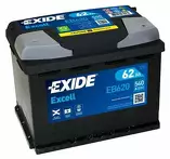 Аккумулятор Exide Excell 62 Ач  EB620