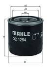 Масляный фильтр Mahle OC 1254 OC 1254