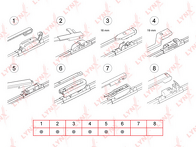 Стеклоочистители Lynx Flat 530/380 мм XF530 + XF380