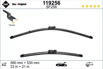 SWF VisioFlex 119256 <span>щетки стеклоочистителя 580/530 мм</span>