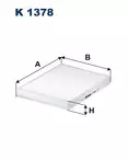 Фильтр Filtron  K 1378