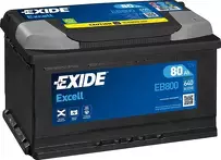 Аккумулятор Exide Excell 80 Ач  EB800