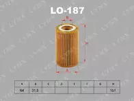Масляный фильтр Lynx  LO-187