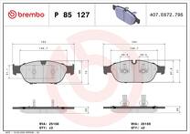 Передние тормозные колодки Brembo  P 85 127