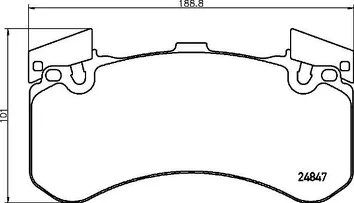 Brembo P 85 136 <span>тормозные колодки передние</span>