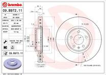 Тормозной диск Brembo Prime Line  09.B972.11