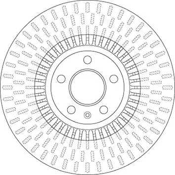 TRW DF6216 <span>тормозной диск вентилируемый</span>