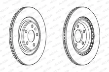 Тормозной диск Ferodo  DDF2383C