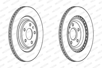 Ferodo DDF2383C <span>тормозной диск вентилируемый</span>