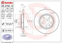 Тормозной диск Brembo Prime Line  08.A759.11