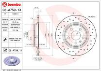 Тормозной диск Brembo Xtra Line  08.A759.1X