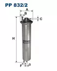 Топливный фильтр Filtron  PP 832/2