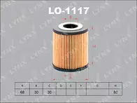Масляный фильтр Lynx LO-1117