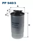 Топливный фильтр Filtron  PP 940/3