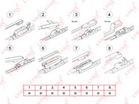 Стеклоочистители Lynx Flat 550/400 мм XF550 + XF400