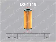 Масляный фильтр Lynx  LO-1118