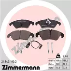 Передние тормозные колодки Zimmermann  24743.190.2