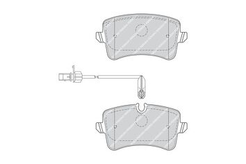 Ferodo FDB4410 <span>тормозные колодки задние</span>